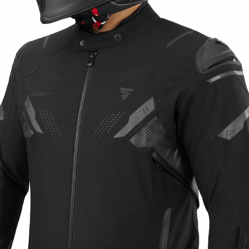 Chaqueta de moto Shima STX negra