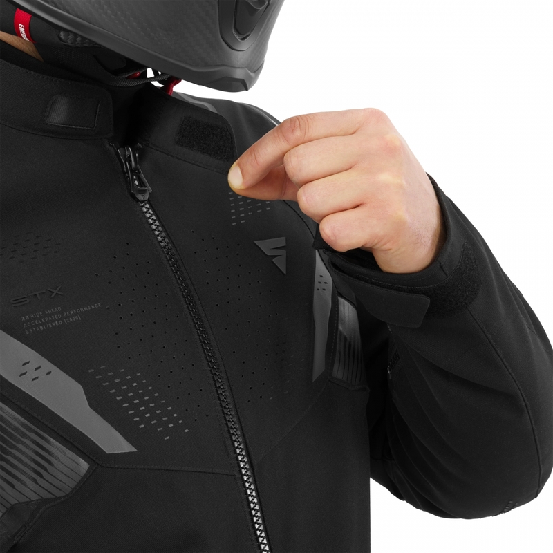 Chaqueta de moto Shima STX negra