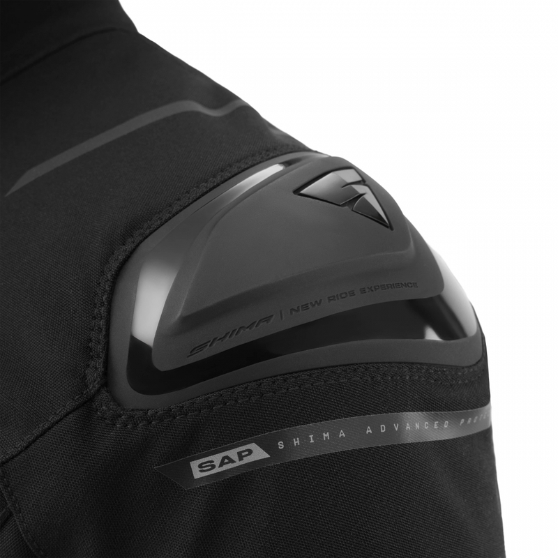 Chaqueta de moto Shima STX negra