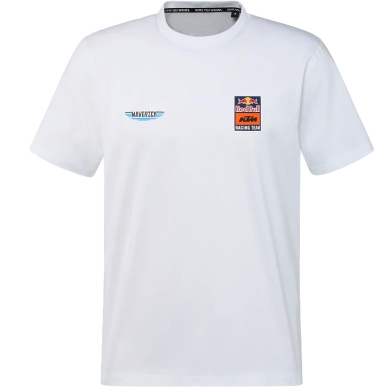 Camiseta blanca de piloto KTM Viñales