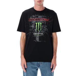 Camiseta Ducati Corse Monster Energy negra