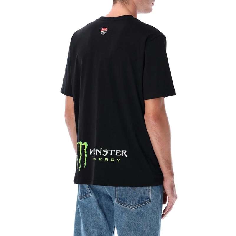 Camiseta Ducati Corse Monster Energy negra