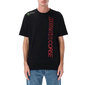 Camiseta Ducati Corse Monster Energy con logo negro