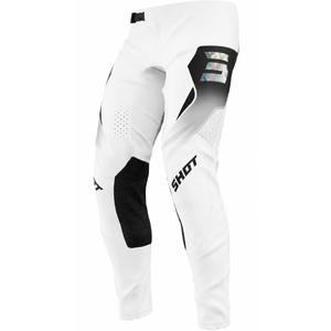 Pantalones de motocross Shot Aerolite Phase blancos