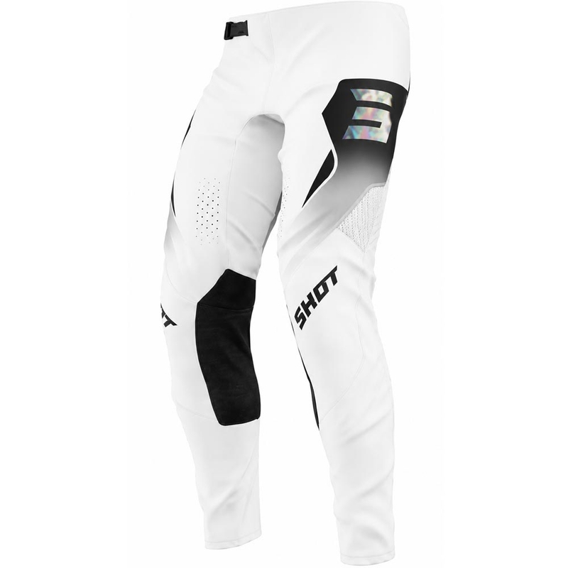 Pantalones de motocross Shot Aerolite Phase blancos