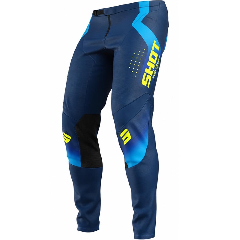 Pantalones de motocross Shot Contact Stream azules