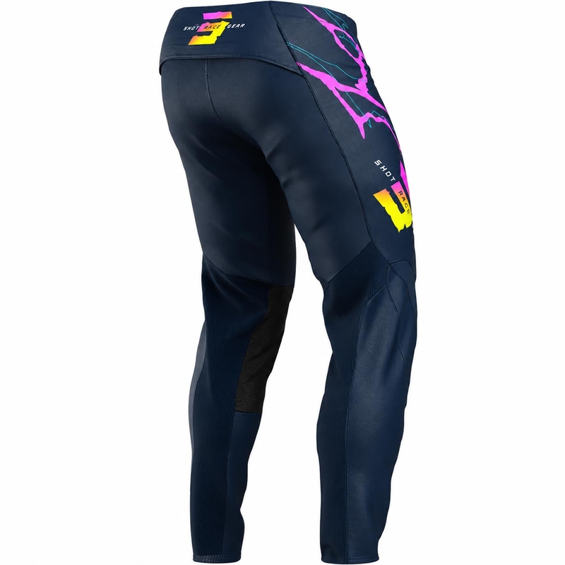 Pantalones de motocross Shot Contact Rac azules