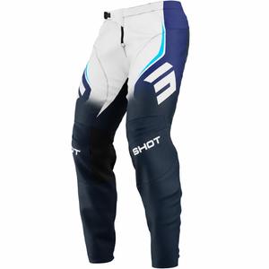 Pantalones de motocross Shot Devo Future azules