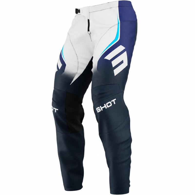 Pantalones de motocross Shot Devo Future azules