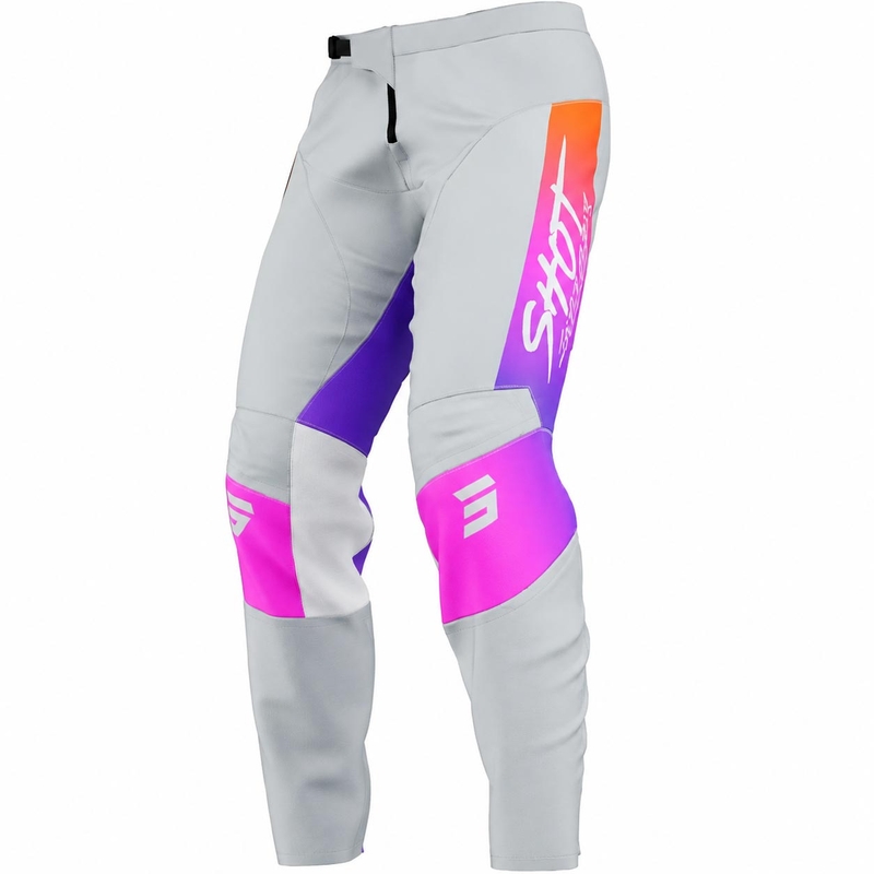 Pantalones de motocross Shot Devo Montana morados