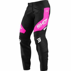 Pantalones de motocross Shot Devo Struck color rosa