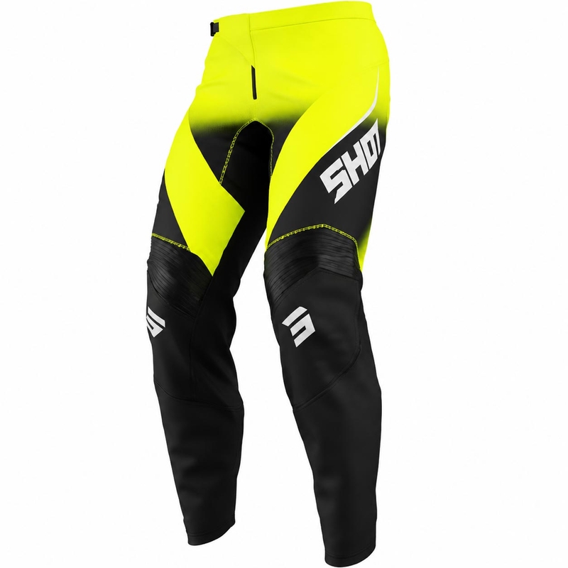 Pantalones de motocross Shot Draw Clash amarillo flúor