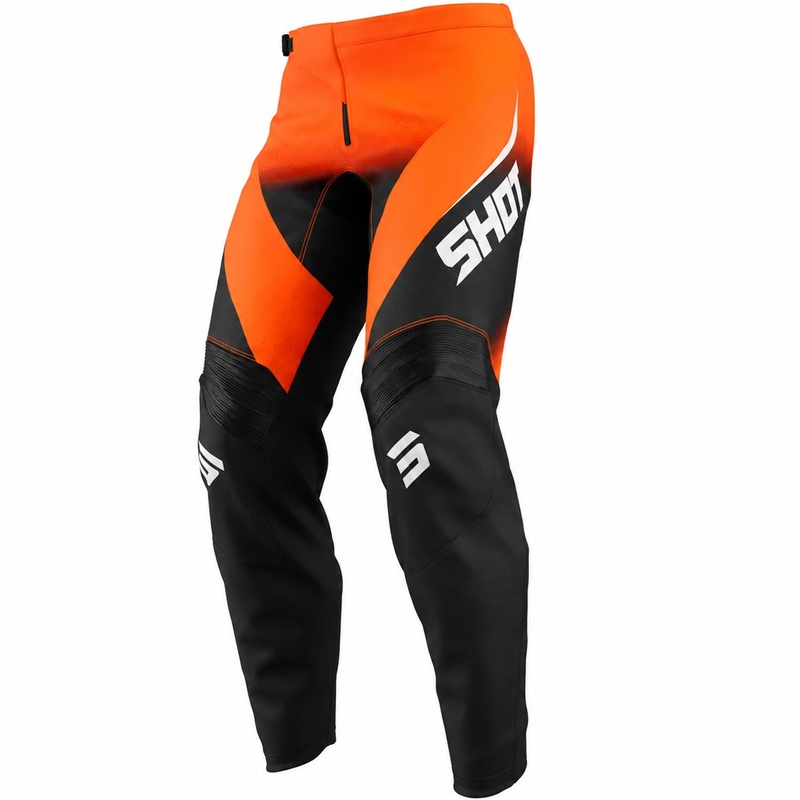 Pantalones de motocross Shot Draw Clash color naranja