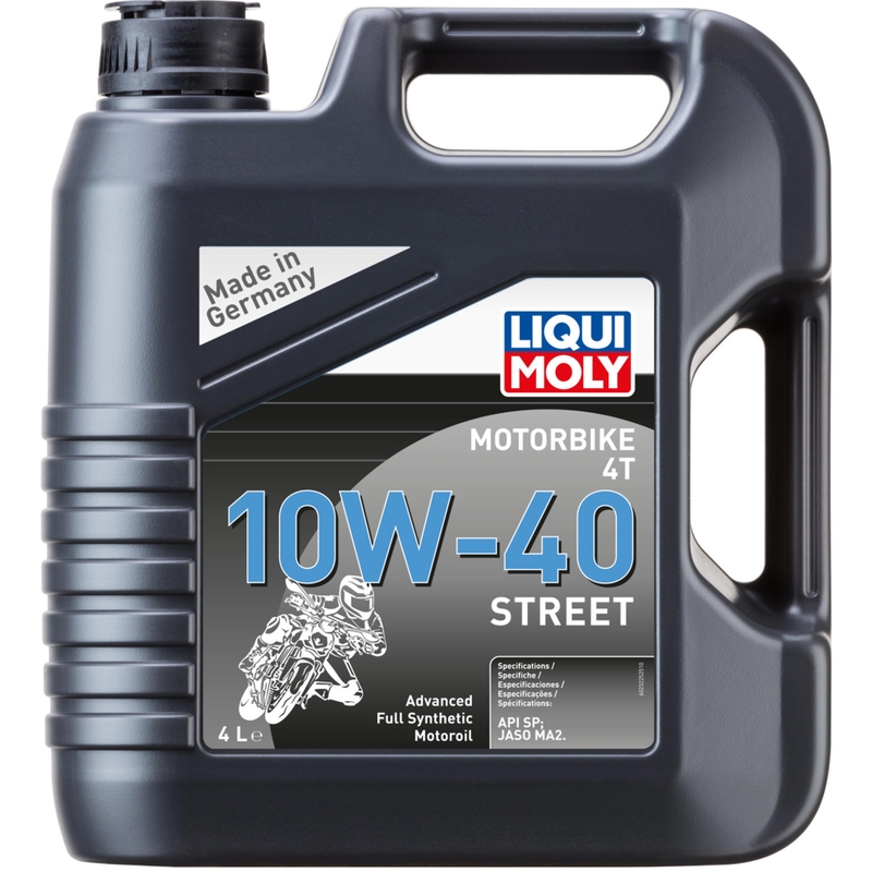 Aceite de motor semisintético LIQUI MOLY para motocicletas 4T 10W40 Street 4 l