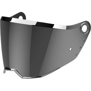 Visera para cascos Airoh Bandit, color plata espejo.