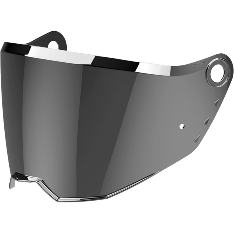 Visera para cascos Airoh Bandit, color plata espejo.