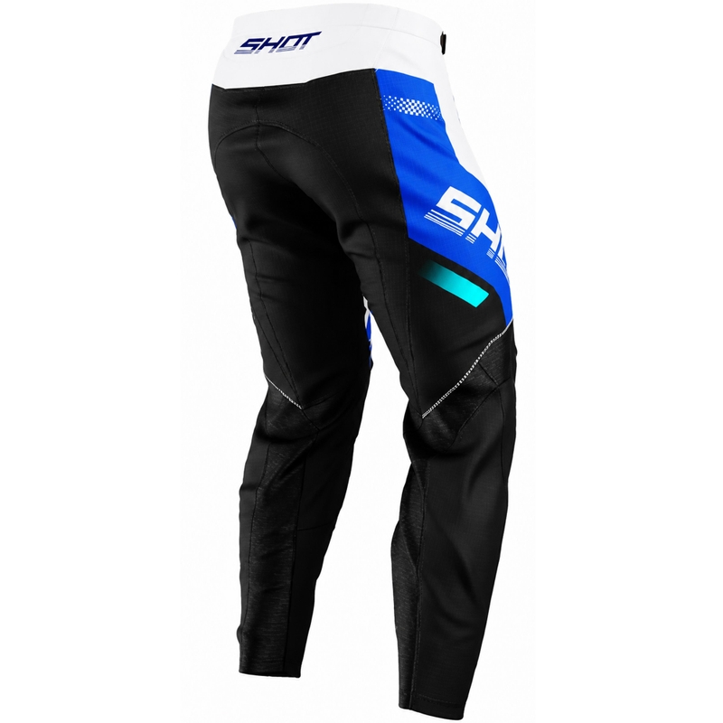 Pantalones de motocross Shot Draw Struck para niños, color azul