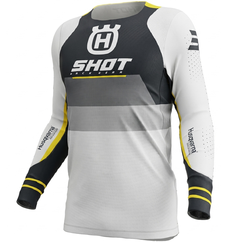 Camiseta motocross Shot Aerolite HVA 27 negro
