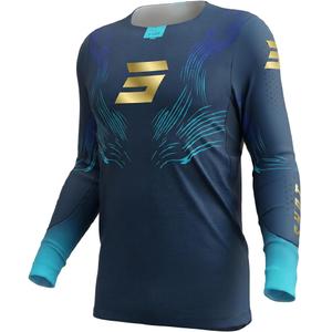 Camiseta motocross Shot Aerolite Volt azul