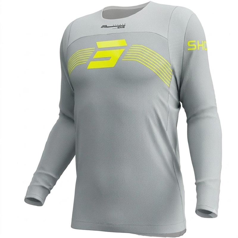 Camiseta de motocross Shot Contact Kicker gris