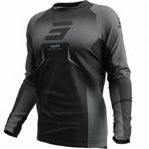 Camiseta de motocross Shot Devo Future negra