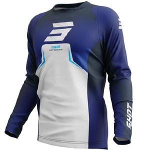 Camiseta de motocross Shot Devo Future azul