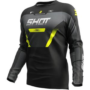 Camiseta de motocross Shot Devo Struck gris