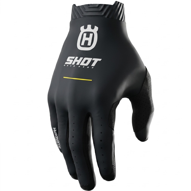 Guantes motocross Shot Lite HVA 27 negros
