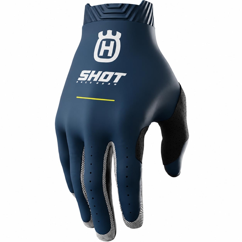 Guantes motocross Shot Lite HVA 27 azul