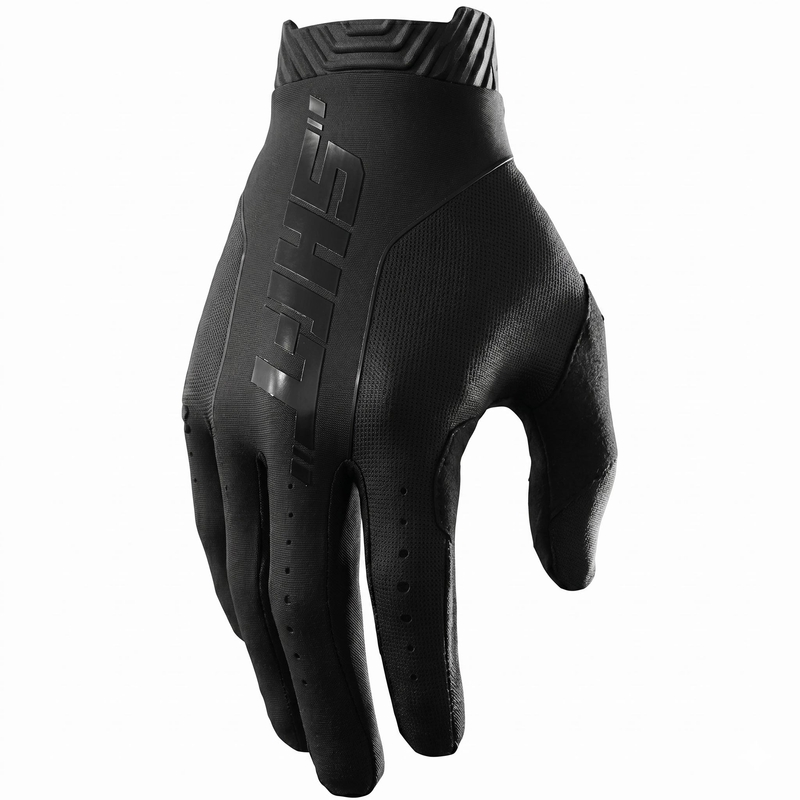 Guantes de motocross Shot Lite Skin negros