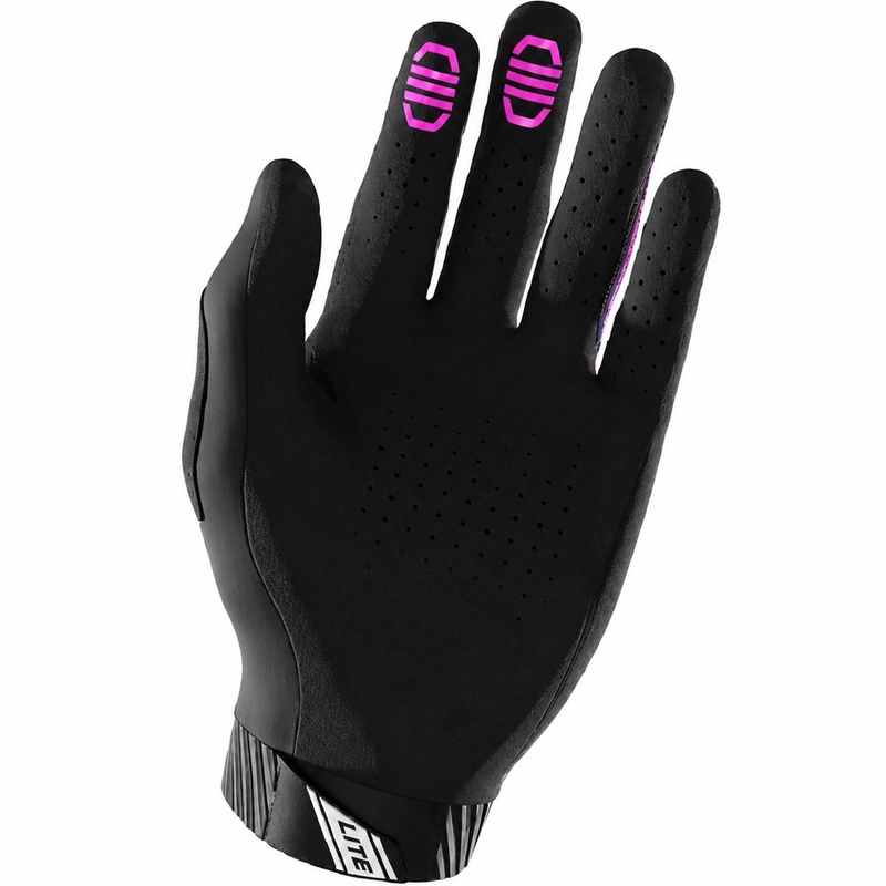 Guantes de motocross Shot Lite Skin azul-rosa