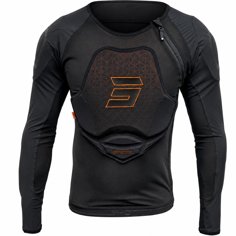 Chaleco protector corporal Shot Vest Evo D3O® negro