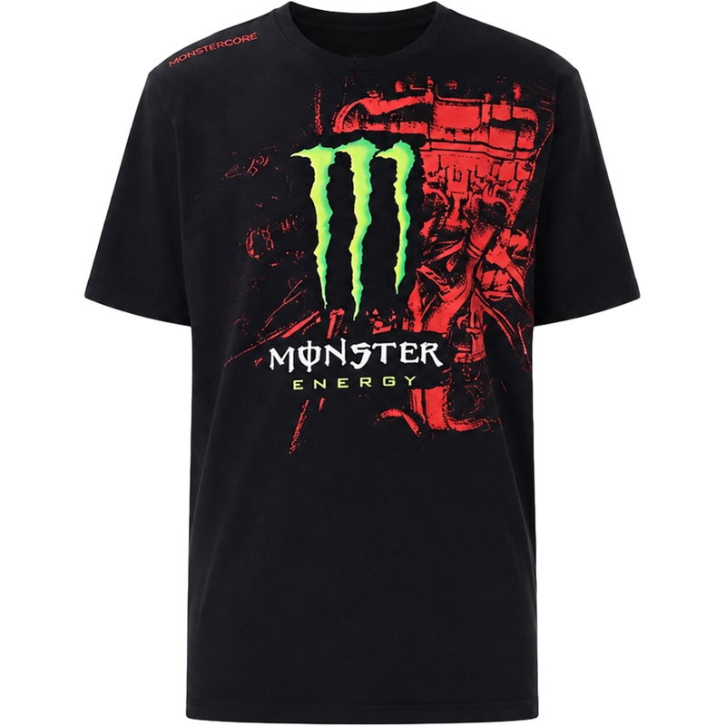 Camiseta Ducati Dual Monster negra