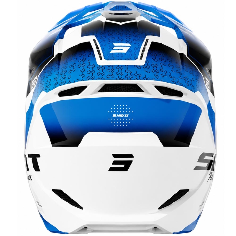 Casco de motocross infantil Shot Furious Stream, azul brillante