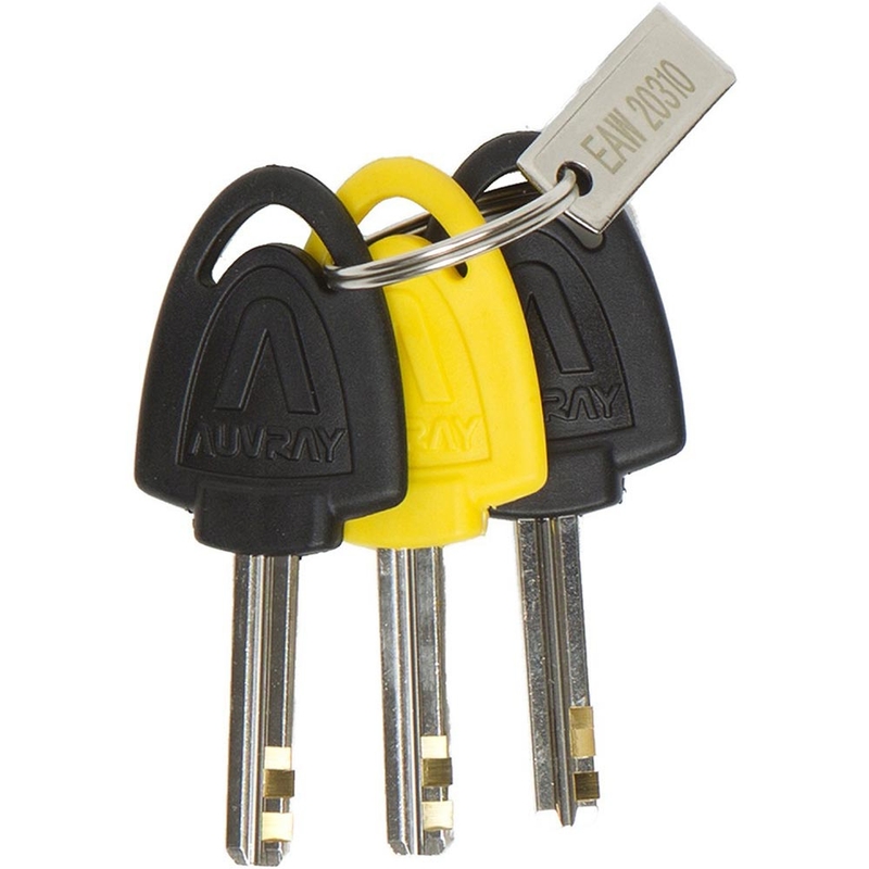 Bloqueo de disco de freno Auvray B-Lock 10 Alarma 120 dB amarillo