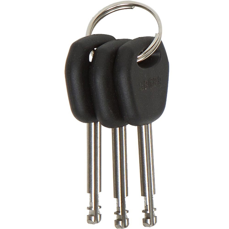 Candado de cadena para motocicleta Auvray XTREM con candado de disco de freno en U mini XTREM, negro.