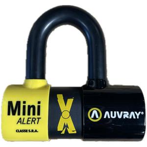 Candado de disco de freno Auvray XTREM Mini Alert con alarma, color negro.