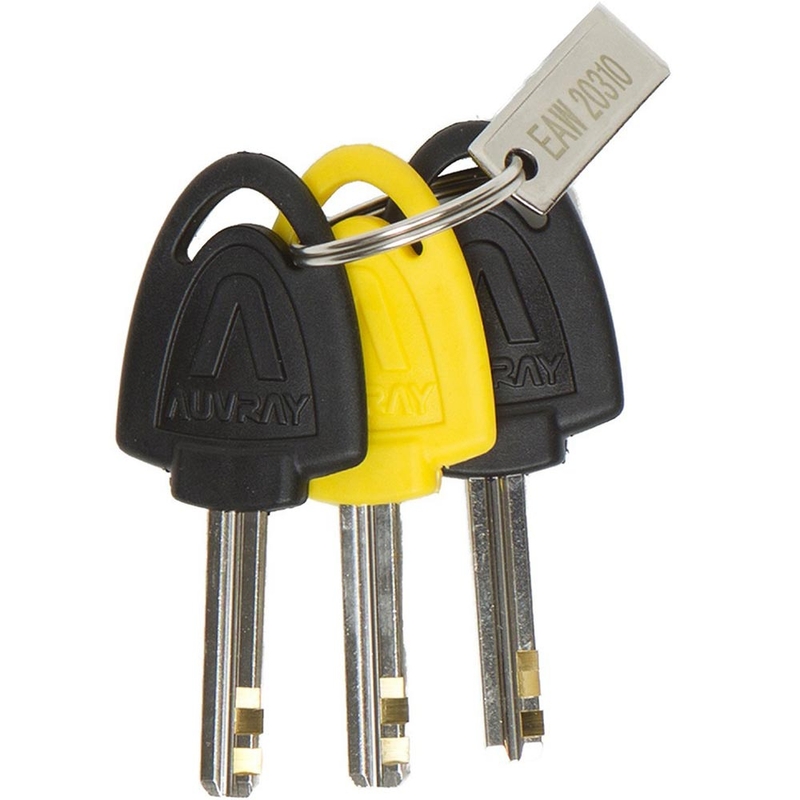 Candado de disco de freno Auvray B-Lock 14 con alarma, negro.