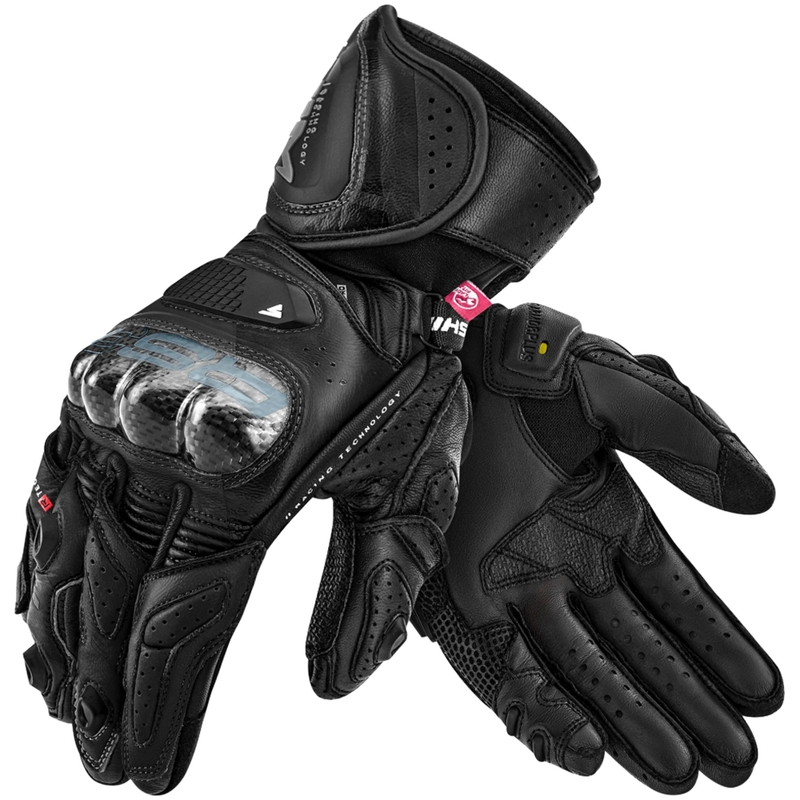 Guantes de moto para mujer Shima RS-3 negros