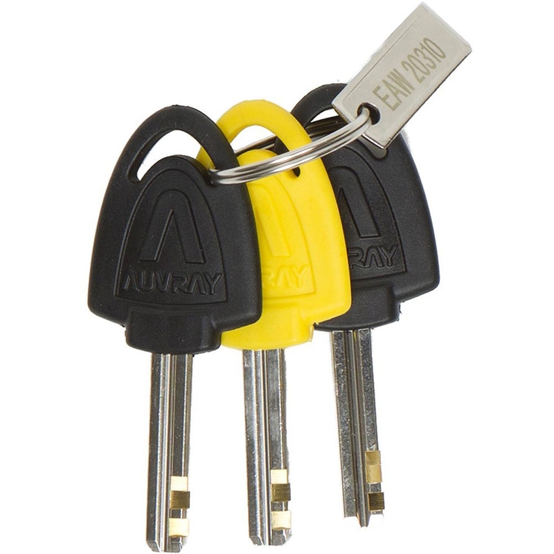 Candado de disco de freno Auvray B-Lock 06 con alarma de 120 dB, amarillo