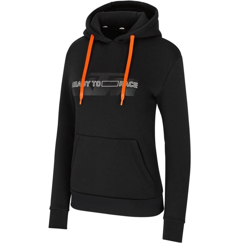 Sudadera negra con logo KTM para mujer