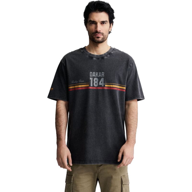 Camiseta Dakar Gravel grafito