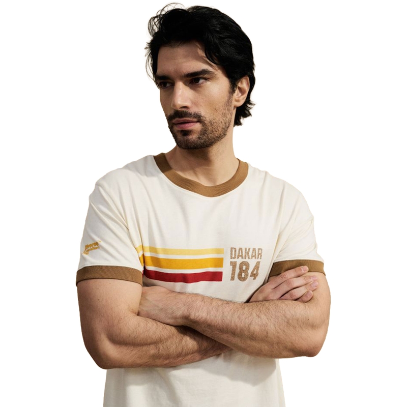 Camiseta beige del Rally Dakar