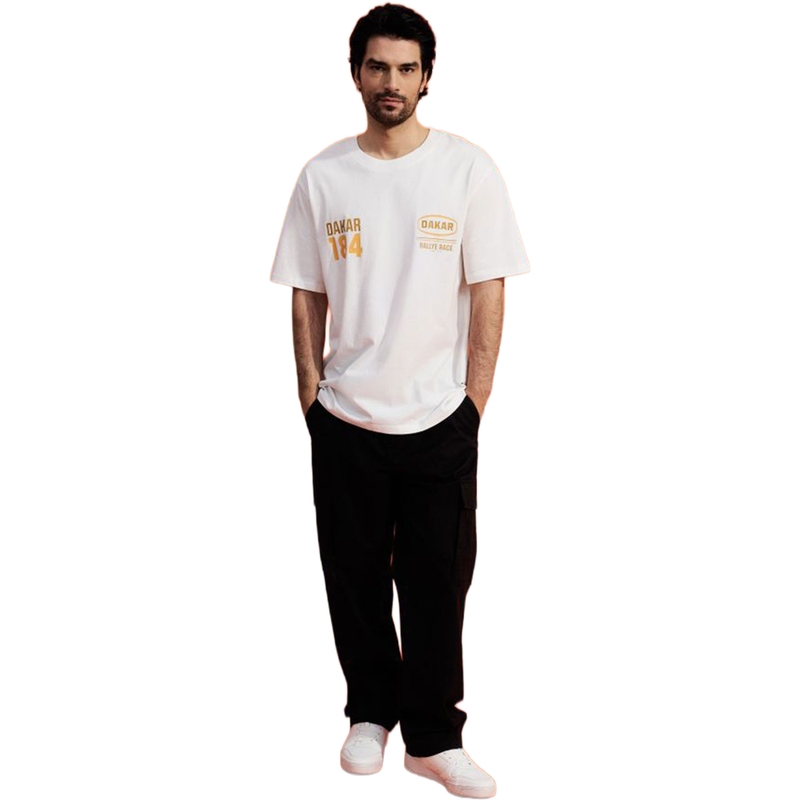 Camiseta blanca del Rally Dakar