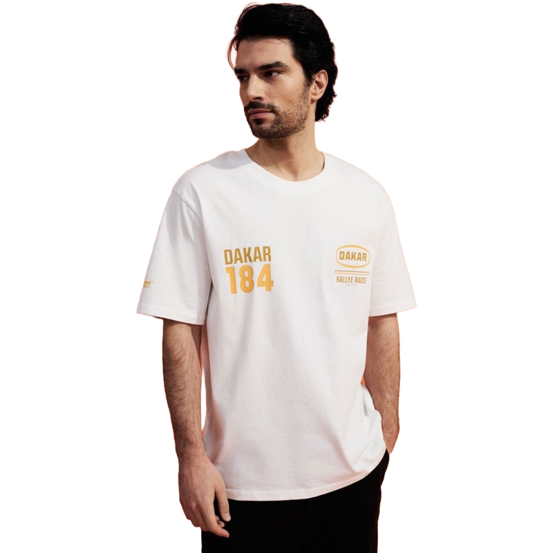 Camiseta blanca del Rally Dakar