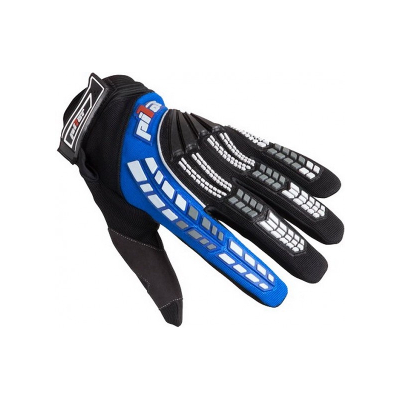 Guantes de moto MX Pilot negro/azul