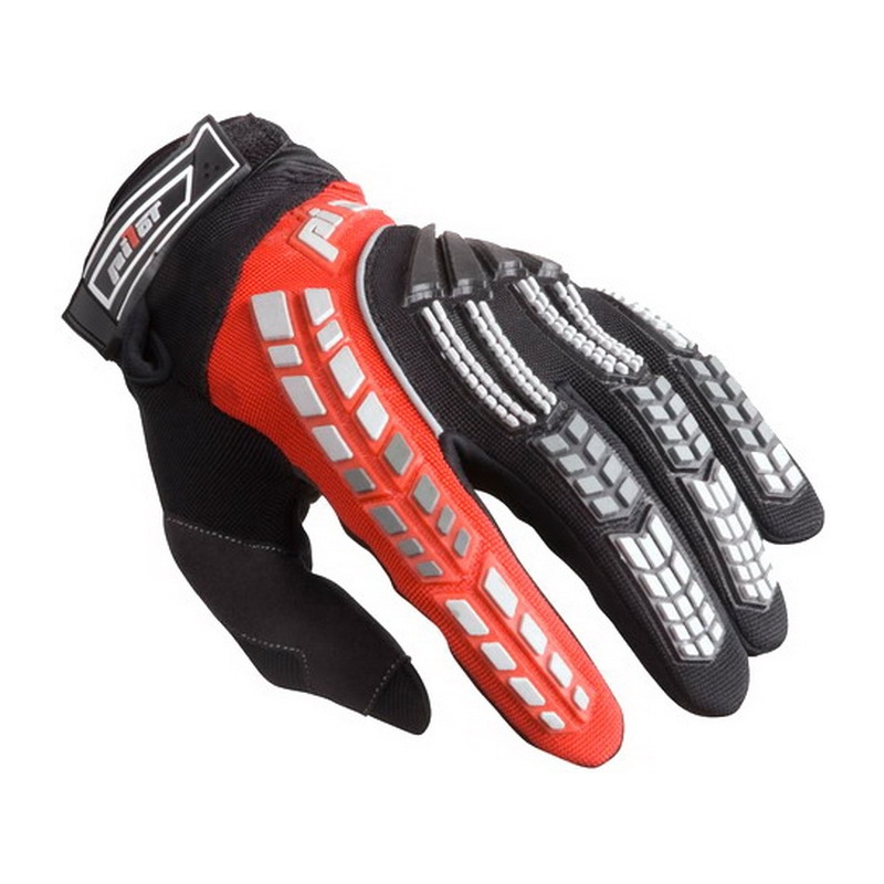 Guantes de moto MX Pilot negro/rojo