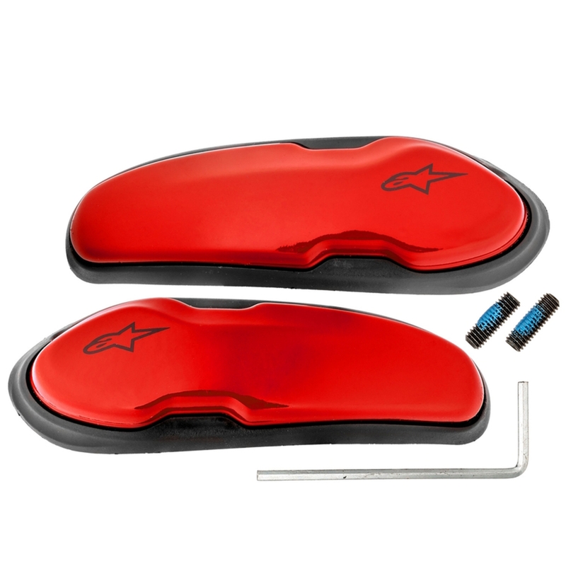 Deslizadores rojos para botas Alpinestars Supertech R/SMX PLUS/SMX-6/SMX S y SMX-1 R