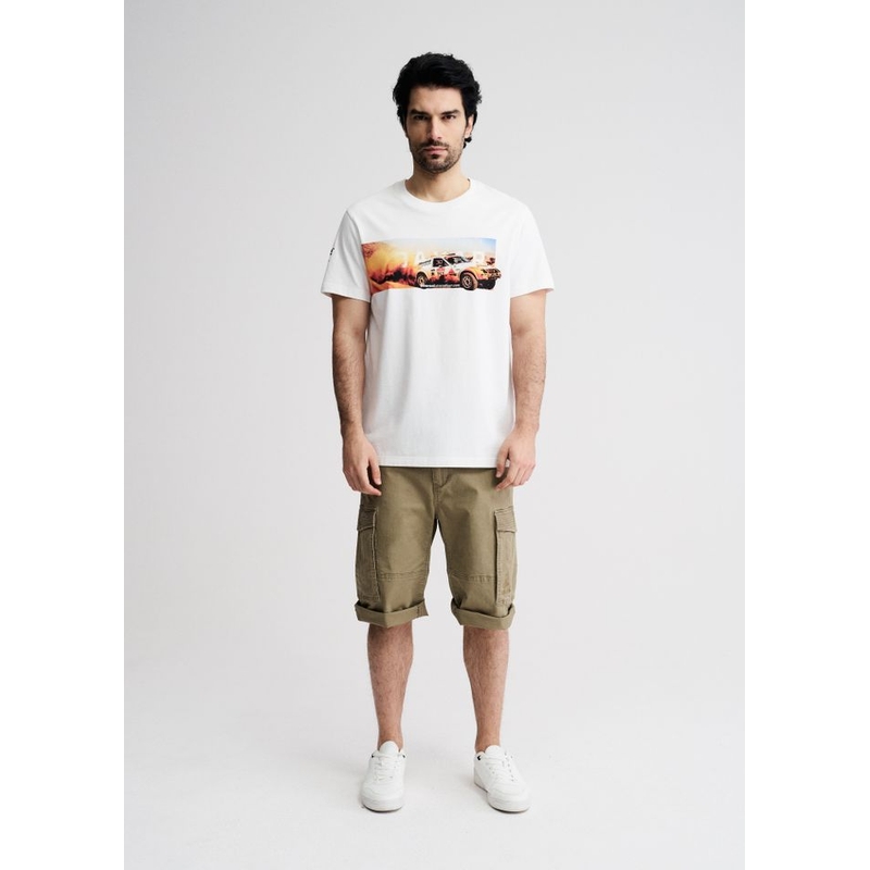 Camiseta blanca Dakar Ride B
