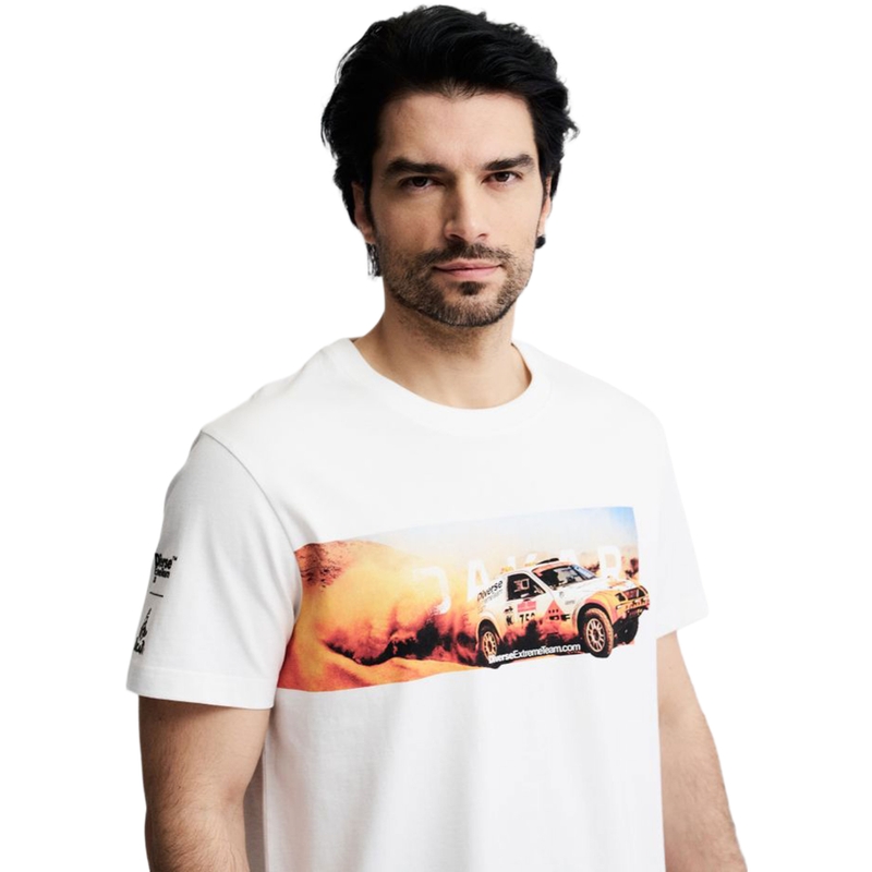 Camiseta blanca Dakar Ride B